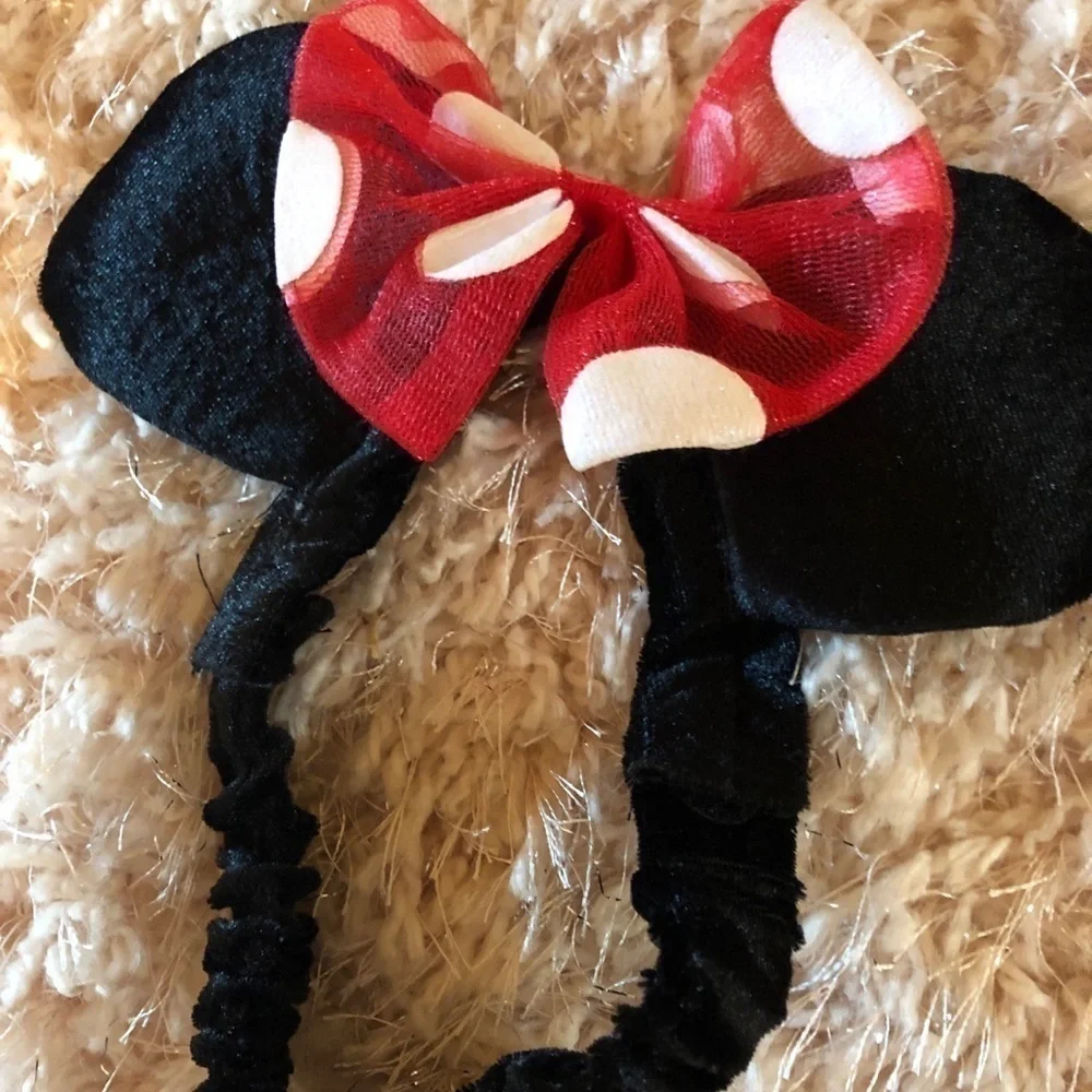 Disney monni mouse red black baby halloween costume